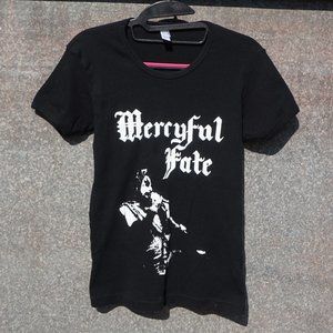 Vintage Mercyful Fate Rock Metal Ladies Tee